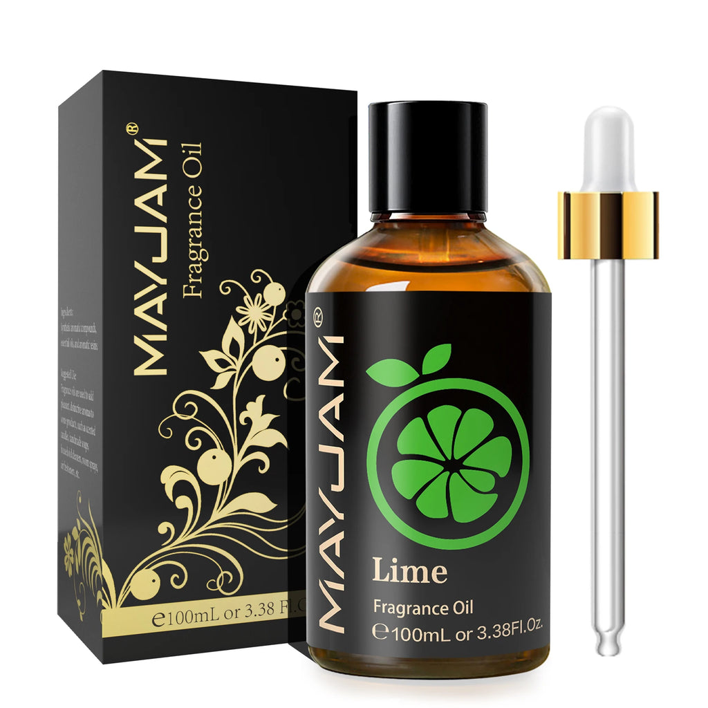 MAYJAM 100ML Fruit Fragrance Oil for Diffuser Candle Soap Making Coconut Strawberry Watermelon Blueberry Essential Oils