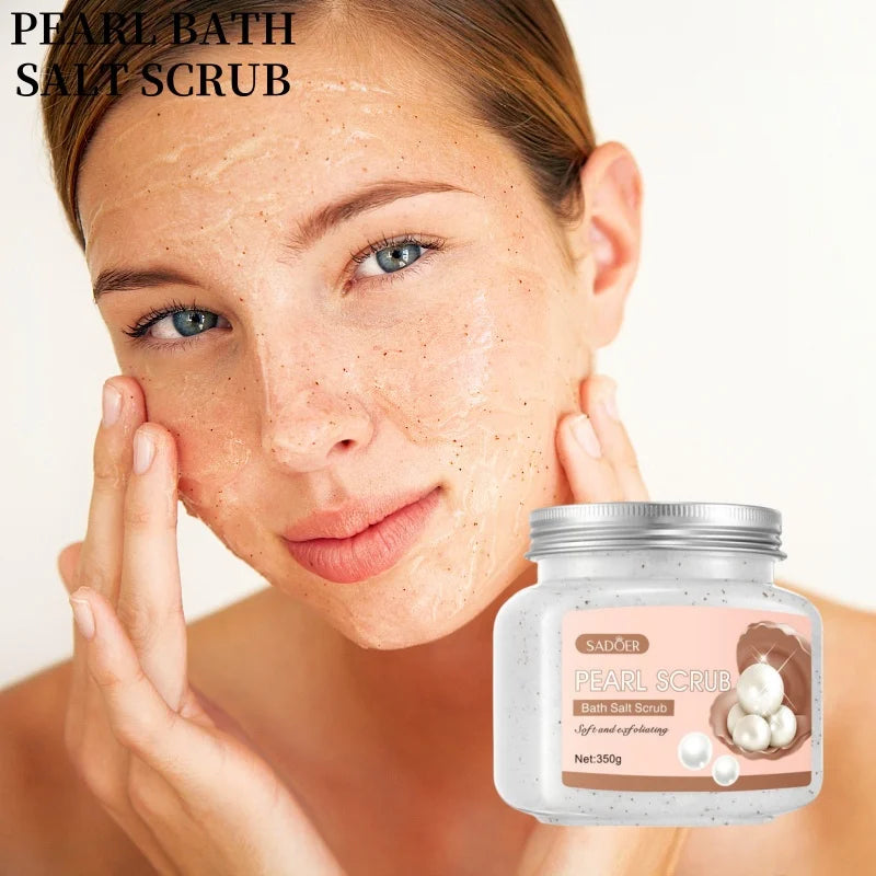 Pearl Body Scrub 350g – Natural Deep Exfoliating Skin Treatment Scrubs Treatments Tidesmit