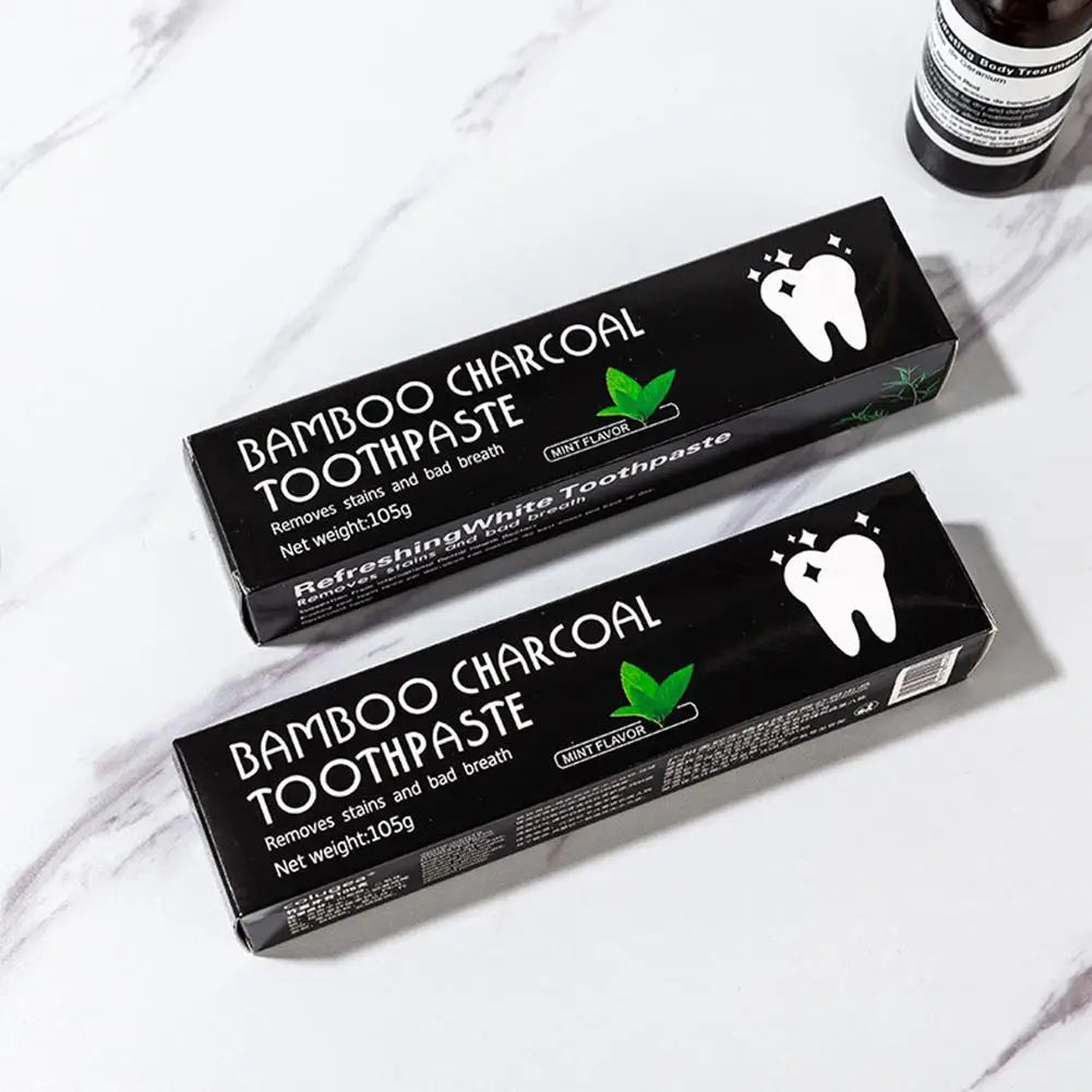 Tidesmit activated charcoal mint toothpaste for deep teeth whitening and natural stain removal