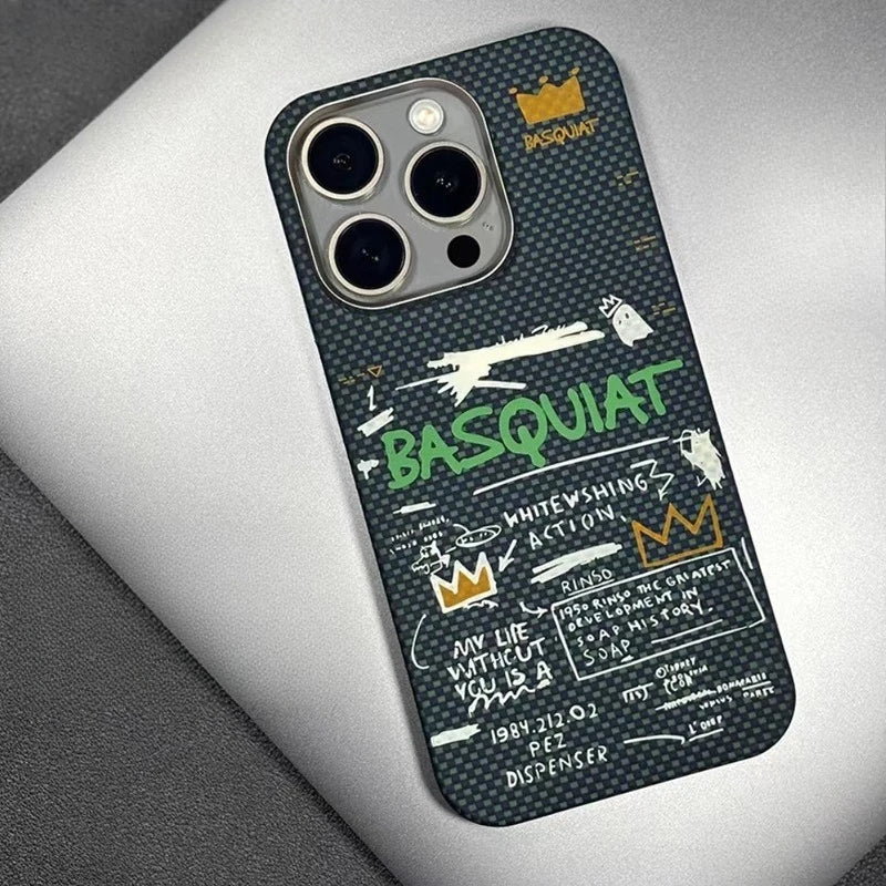 Magnetic Carbon Fiber iPhone Case - Military-Grade Shock Protection Tidesmit