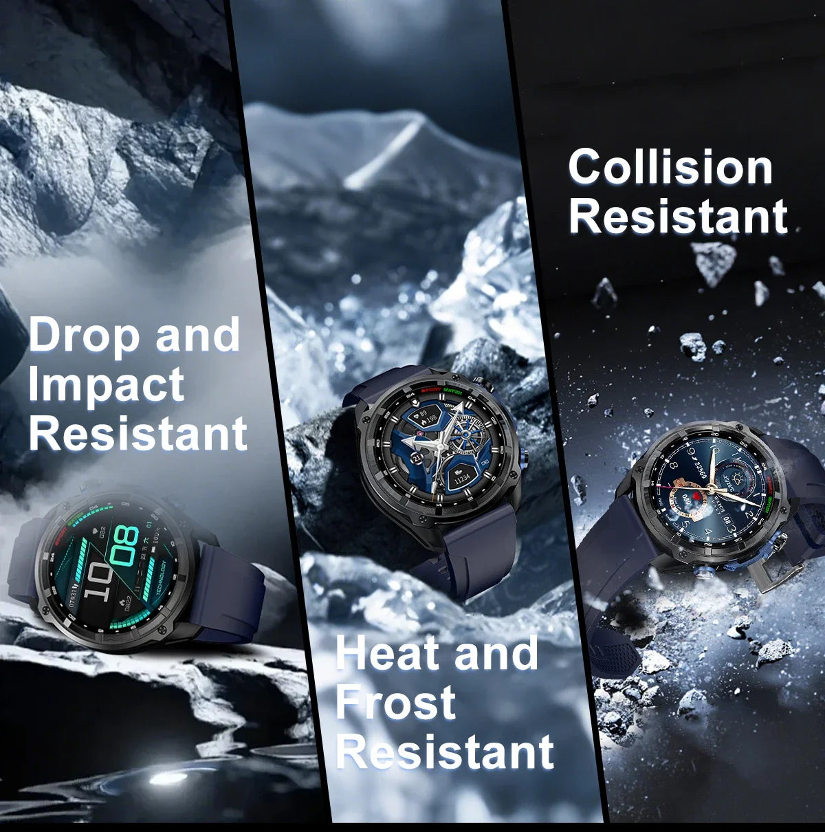 2026 New Outdoor Adventure DT G1 Smart Watch GPS Offline Map 100+Sports Mode Fitness 3ATM Waterproof Bluetooth Call Smart Watch
