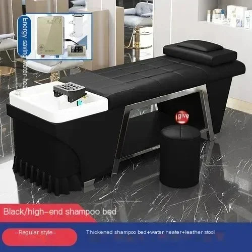 Head Spa Bed with Massage Function - Ergonomic Salon Equipment Massage Chairs water heater Tidesmit