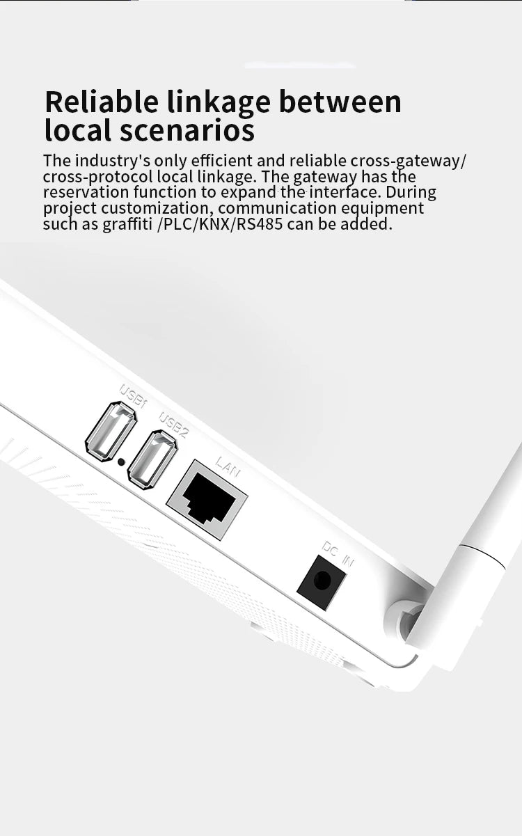 Tidesmit Zigbee Bluetooth Gateway Hub 2-in-1 Dual Band Smart Controller Tidesmit