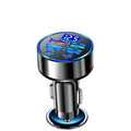 USB C Car Charger with Voltage Display - Fast Charging PD 3.0 Adapter Black Car Charger Tidesmit