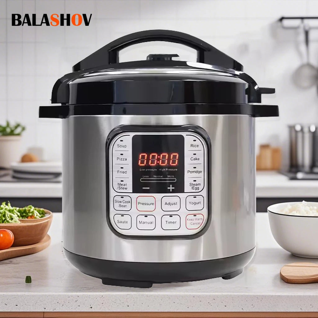 Tidesmit 5L stainless steel electric pressure cooker and smart multicooker hero view for efficient kitchen cooking