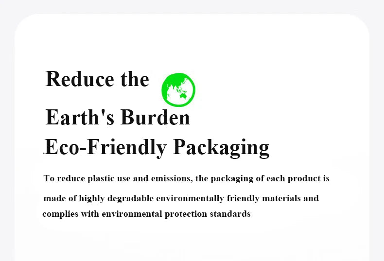 Eco-friendly, sustainable packaging for our lightweight 345g high-speed, noise-reducing hair dryer.