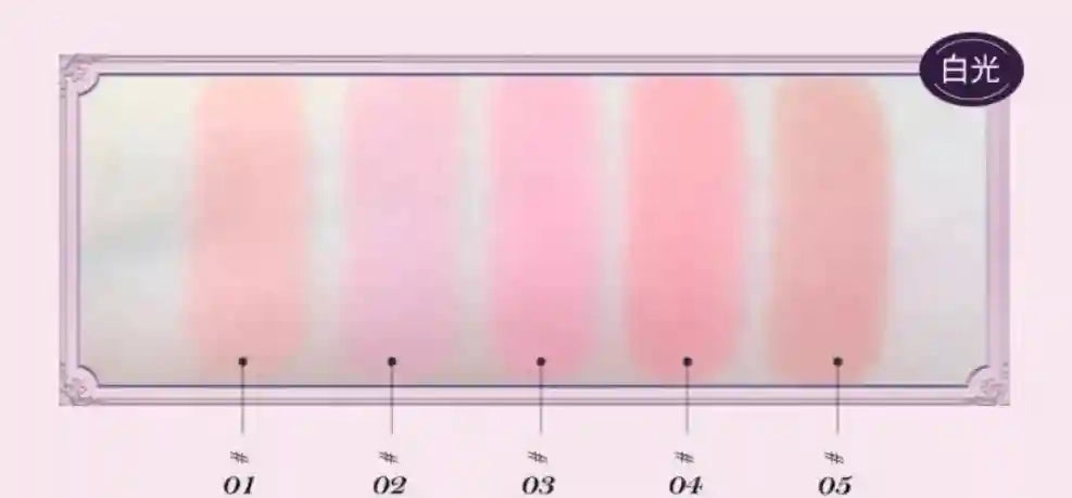Tidesmit Flower Knows Strawberry Rococo embossed blush powder in detailed texture close up for smooth face makeup