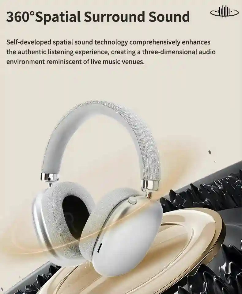 Tidesmit Wireless Over-Ear Headphones with Active Noise Cancellation Tidesmit
