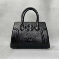 Authentic Alligator Leather Women's Classic Handbag Genuine Crocodile Skin Lady Single Shoulder Bag Female Top-handle Purse Bag
