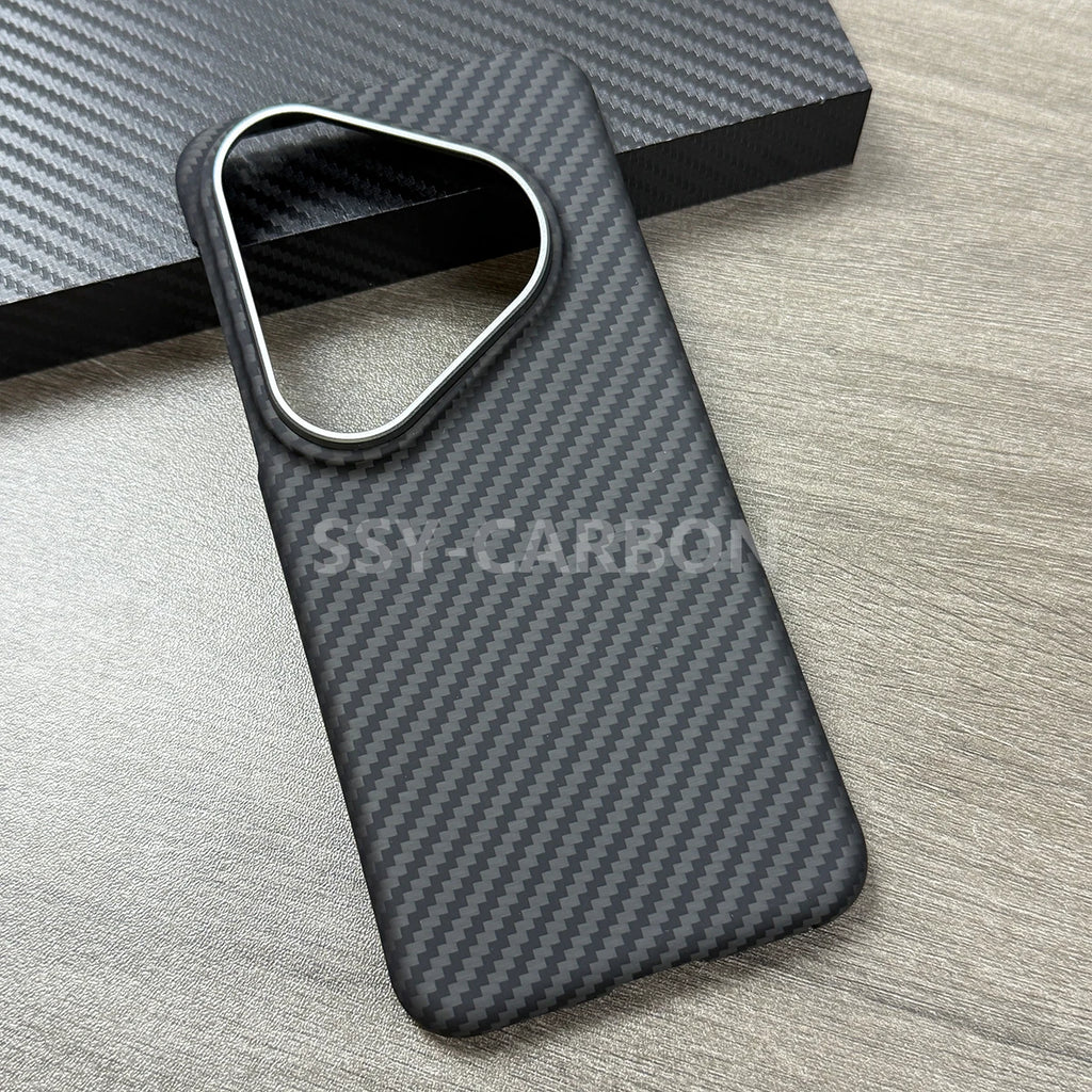 Carbon Fiber Huawei Pura 80 Ultra Case - Slim MagSafe Shock-Absorbing Cover Tidesmit