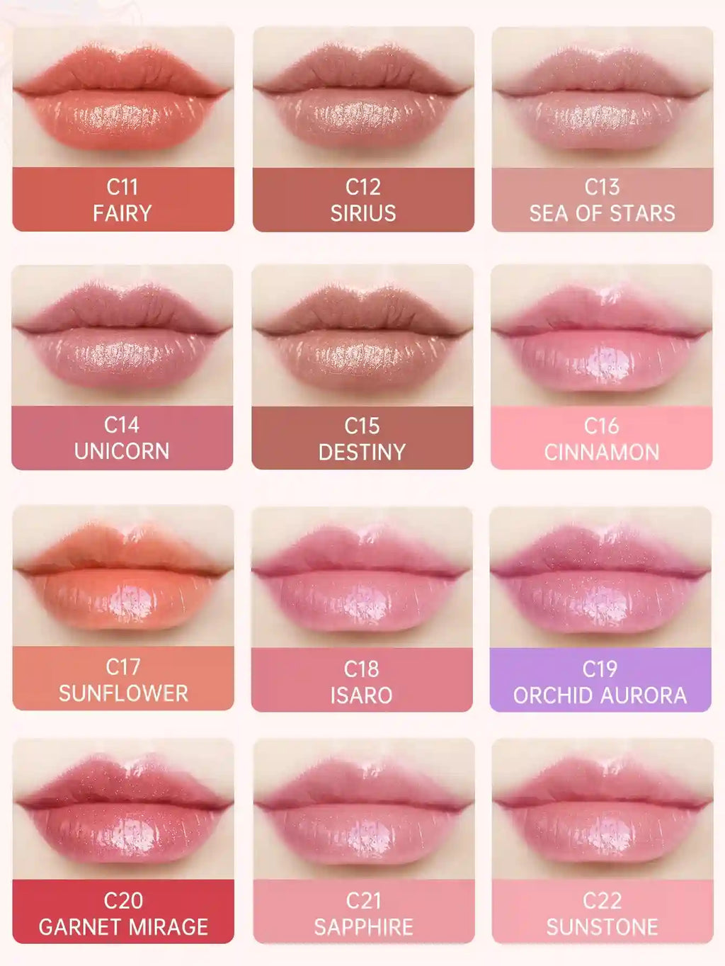 Color Changing Lip Balm: Hydrating Tinted Gloss by Tidesmit Lip Care Tidesmit