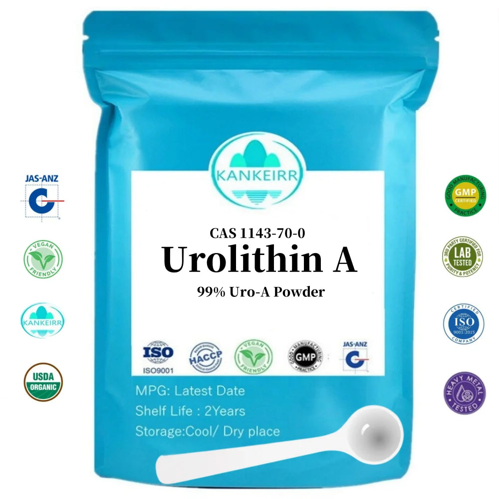 Tidesmit 99% Pure Urolithin A Powder (CAS 1143-70-0) for Supplements and DIY Cosmetic Formulation.