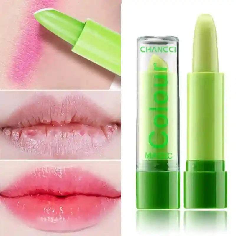 Aloe Vera Color Changing Lip Balm | Moisturizing Long-Lasting Treatment Lip Care Tidesmit