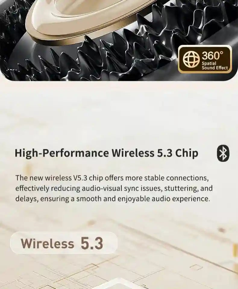 Tidesmit Wireless Over-Ear Headphones with Active Noise Cancellation Tidesmit