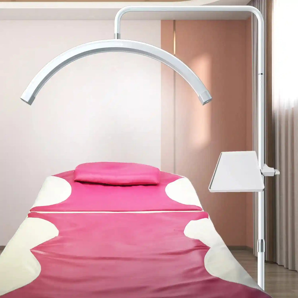 LED Half Moon Lash Light with Floor Stand | Professional Salon Lighting Tidesmit