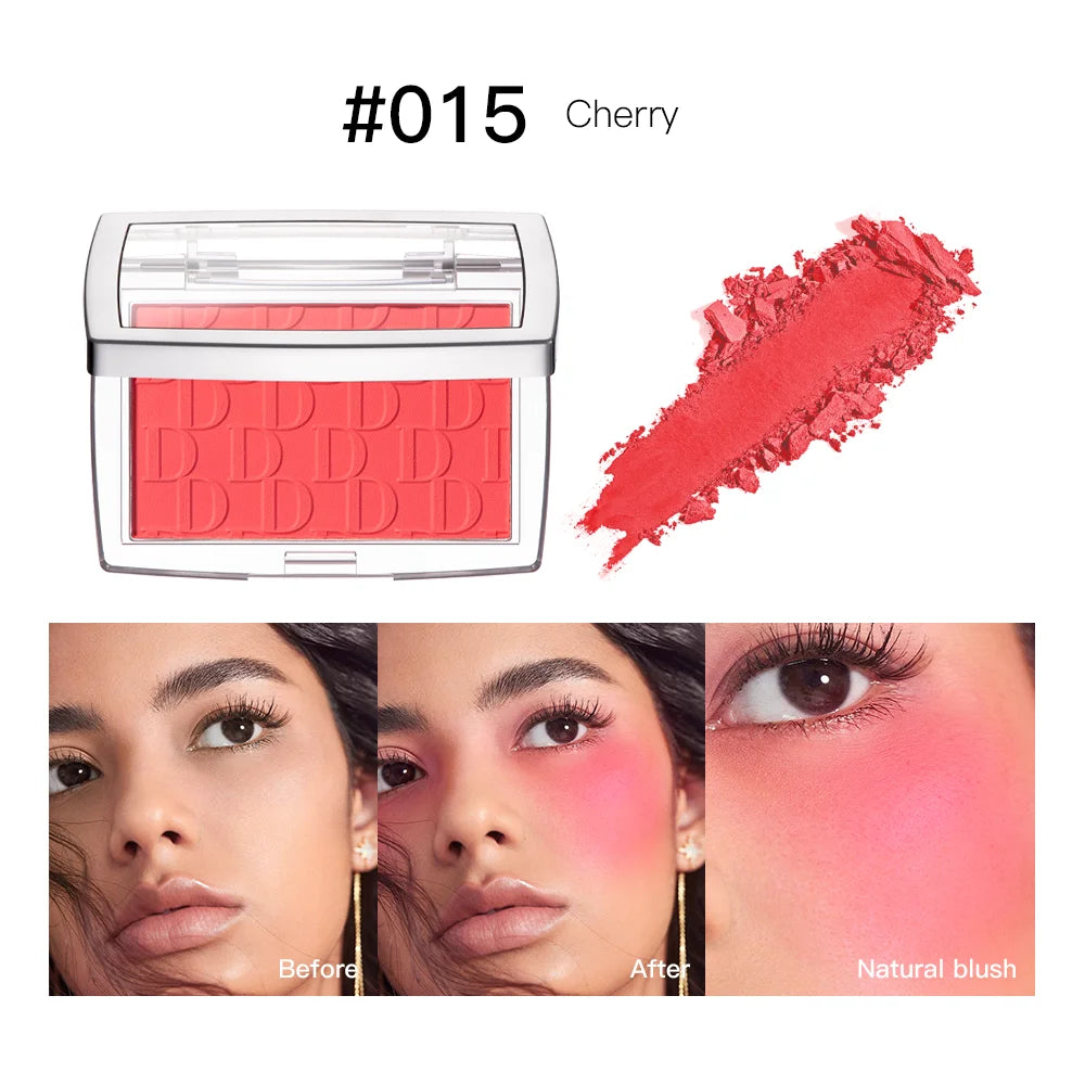 Tidesmit matte natural peach cheek tint blush palette swatch showing waterproof face makeup texture detail