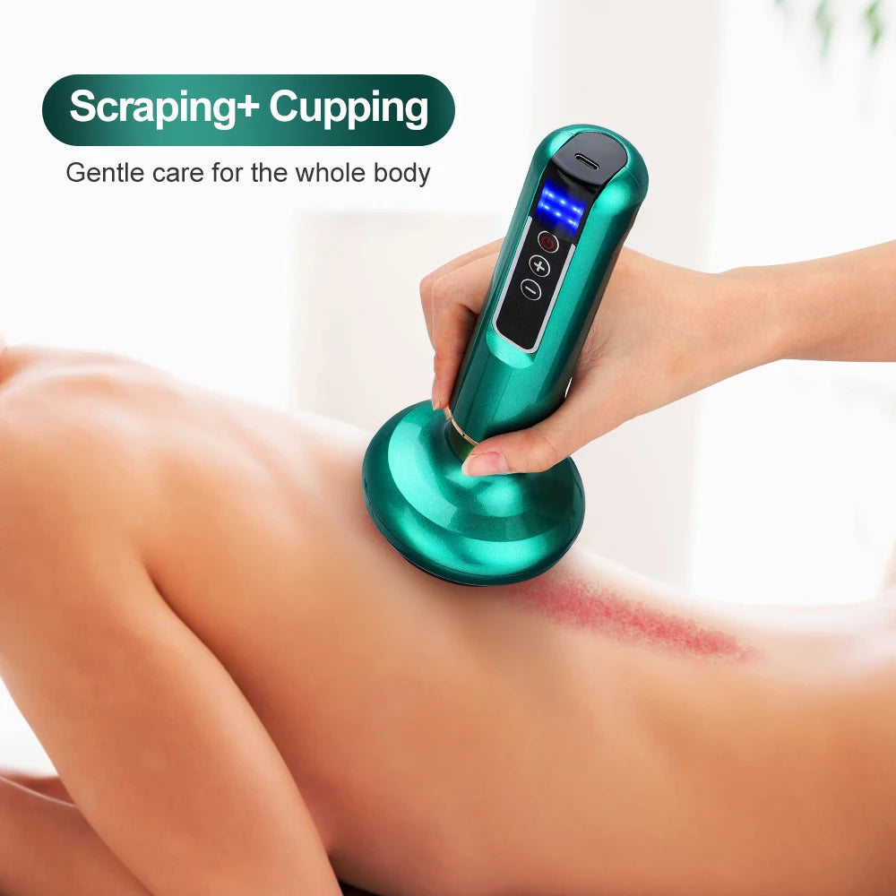 Electric Gua Sha Massager: Heated Deep Tissue Body Sculpting Tool Body Shaping Massage Equipment Tidesmit