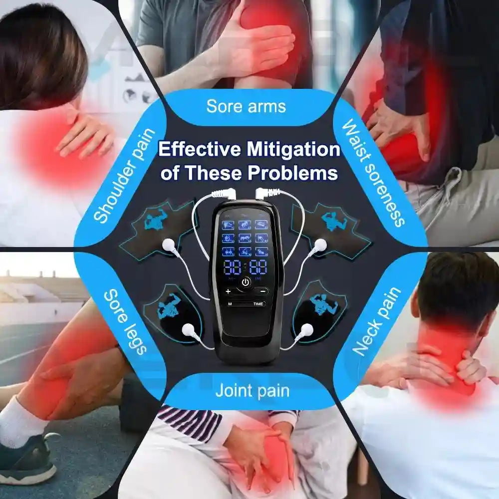 Electric Muscle Stimulator for Deep Tissue Recovery | Tidesmit Massage Roller Tidesmit