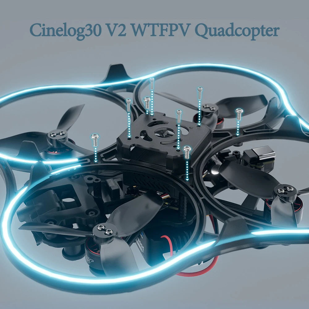 Cinelog30 V2 FPV Drone | 3-Inch Quadcopter with 1404 Motors Tidesmit