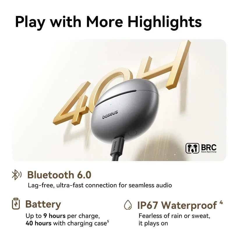 Open Ear Wireless Earbuds Bluetooth 5.4 - Tidesmit Tidesmit