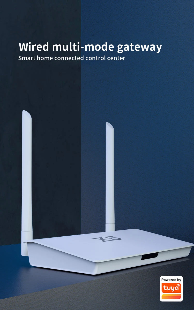 Tidesmit Zigbee Bluetooth Gateway Hub 2-in-1 Dual Band Smart Controller Tidesmit