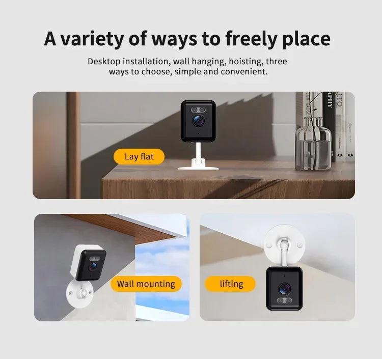 5MP Indoor Mini video Surveillance Camera Wifi Wireless Security CCTV Camera Motion Detection Smart Life Baby Monitor Tuya Smart