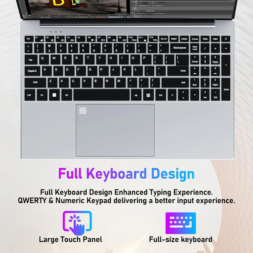 Xiaman 15.6" Intel Core I3 6100U Laptop Computer Windows 11 Pro 16Gb Ram 512Gb 1Tb Ssd Portable Notebook Pc Office Study Laptops