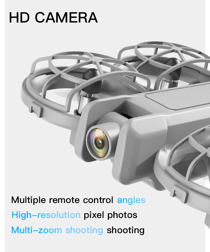 Mini RC Camera Drone with HD Lens & 3D Stunt Flight Modes Tidesmit