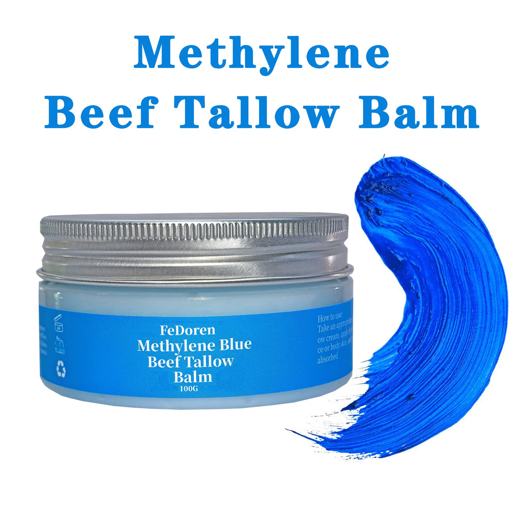 100g Methylene Beef Tallow Face Cream Moisturizer Repair Dry Rough Skin Increase Elasticity Hydration Smooth Tallow Balm