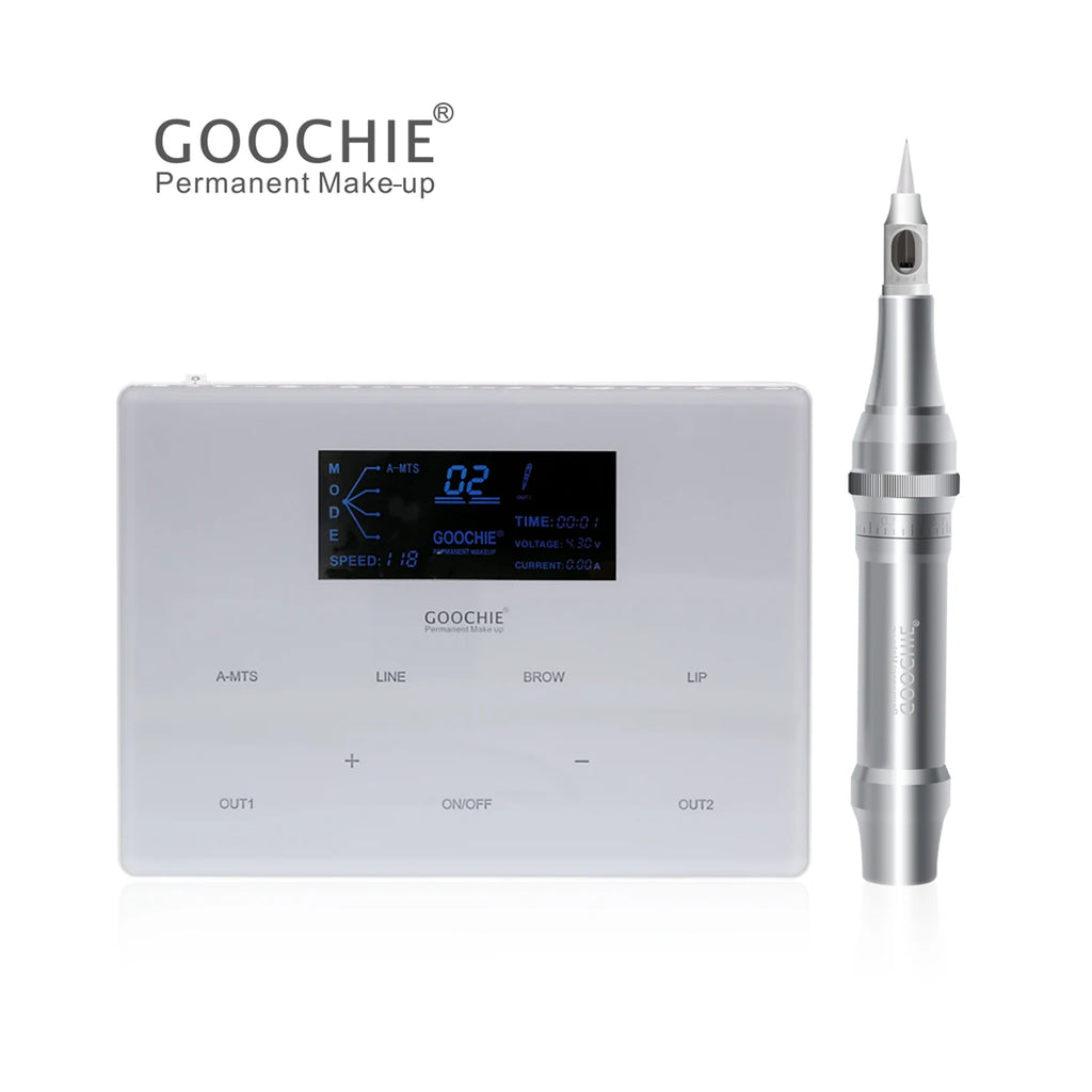 PMU Machine for Microblading & Ombre Brows - Professional Gold Device Permanent Makeup Machines Tidesmit
