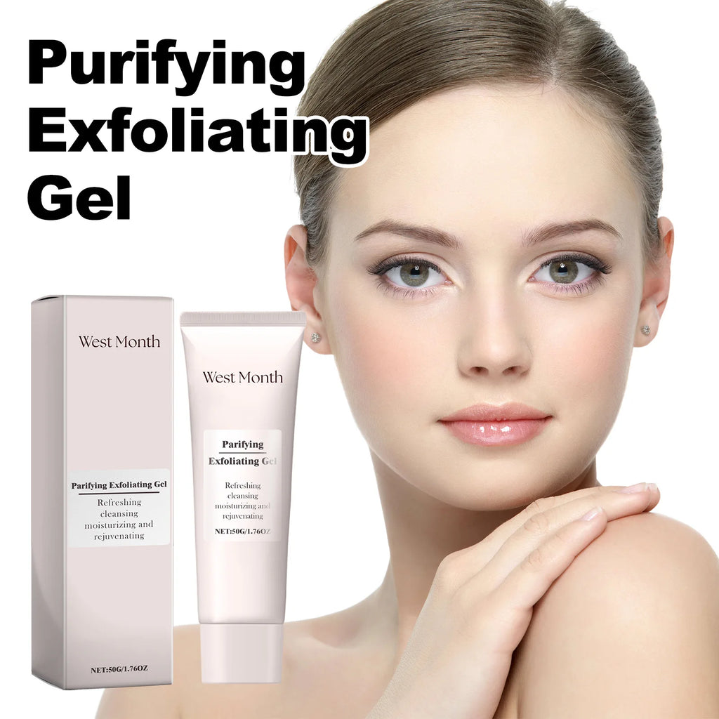 Exfoliating Peeling Gel for Acne and Blackheads - 50g Gentle Formula Scrubs Treatments Tidesmit