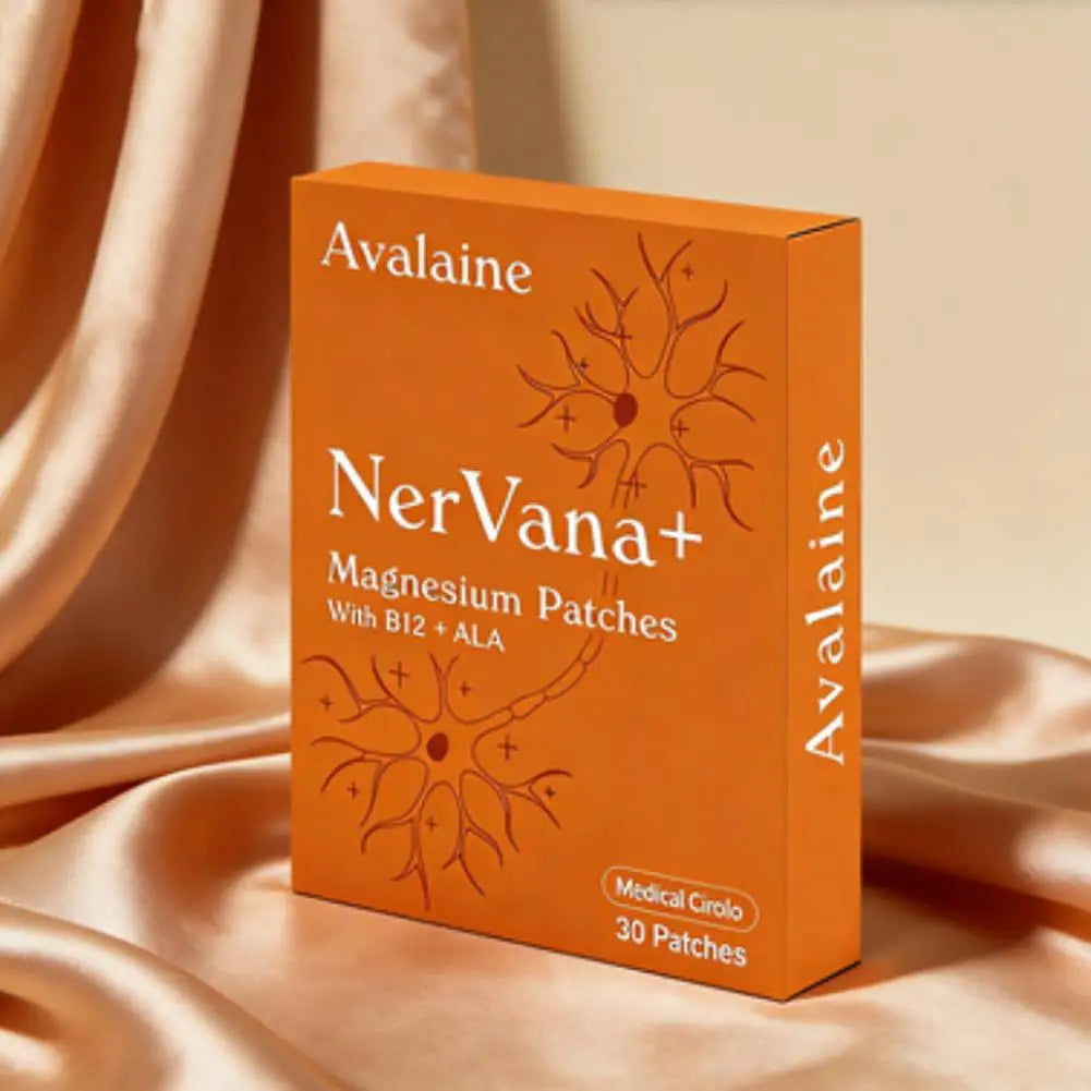 Avalaine NerVana+ Magnesium Patches Skin Care Patch Muscles Relaxation Support Patches Natural Calming Relax Aid Repair