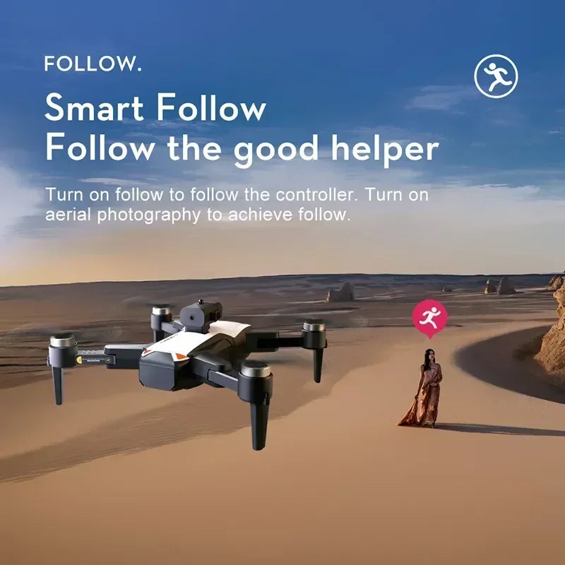 Tidesmit GPS Camera Drone with Obstacle Avoidance and Dual 6K Lens Tidesmit