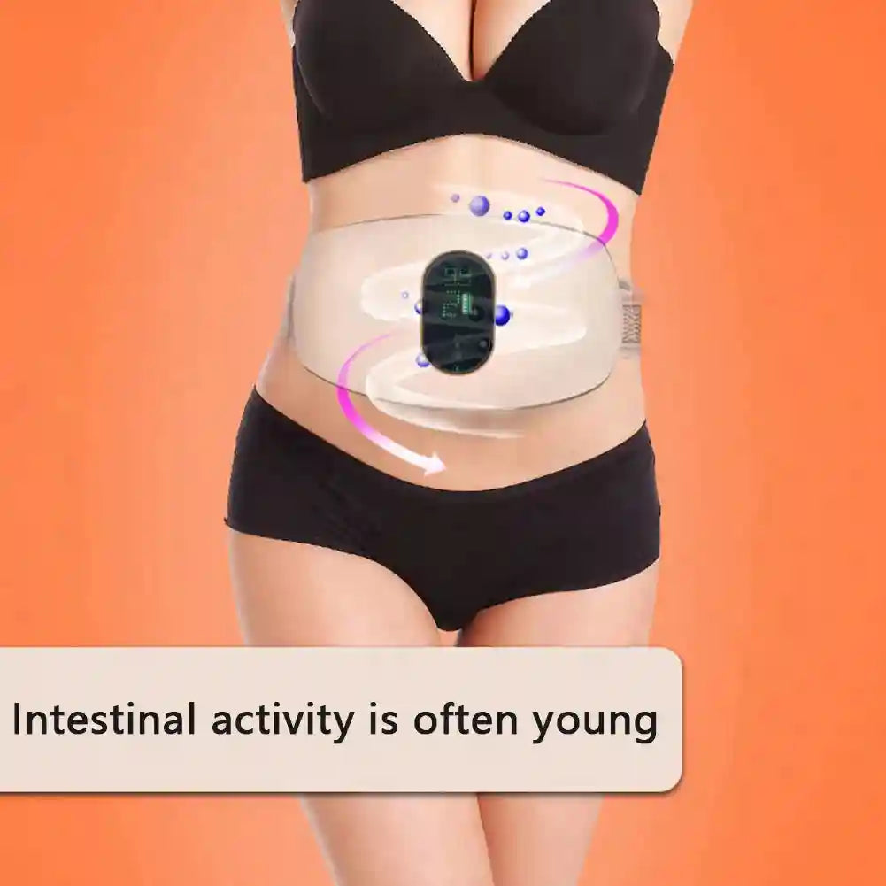 Abdominal Slimming Massage Belt - Rechargeable Heat Therapy Massager Massage Roller Tidesmit