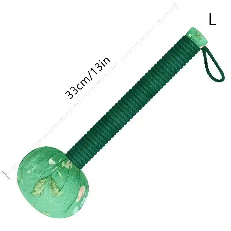 Wormwood Massage Hammer for Lymphatic Drainage and Back Muscle Relief Massage Roller L Dark green Tidesmit