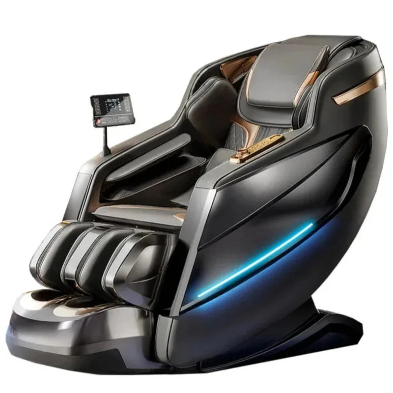 6D Zero Gravity Full Body Shiatsu Massage Chair - Blue Edition Massage Chairs Tidesmit