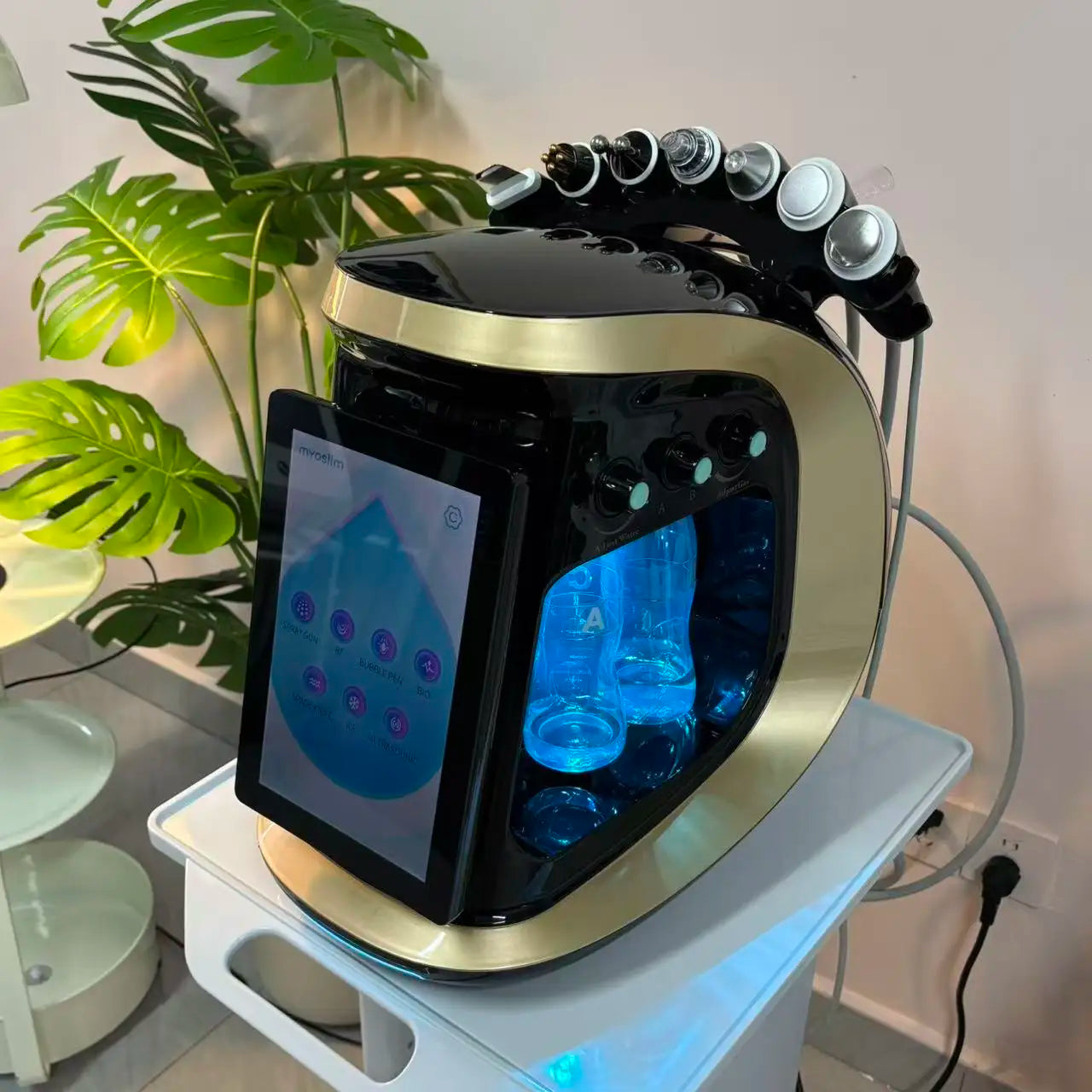 7-in-1 Hydra Facial Machine for Professional Deep Pore Cleansing Back Massage Instrument 220V Tidesmit