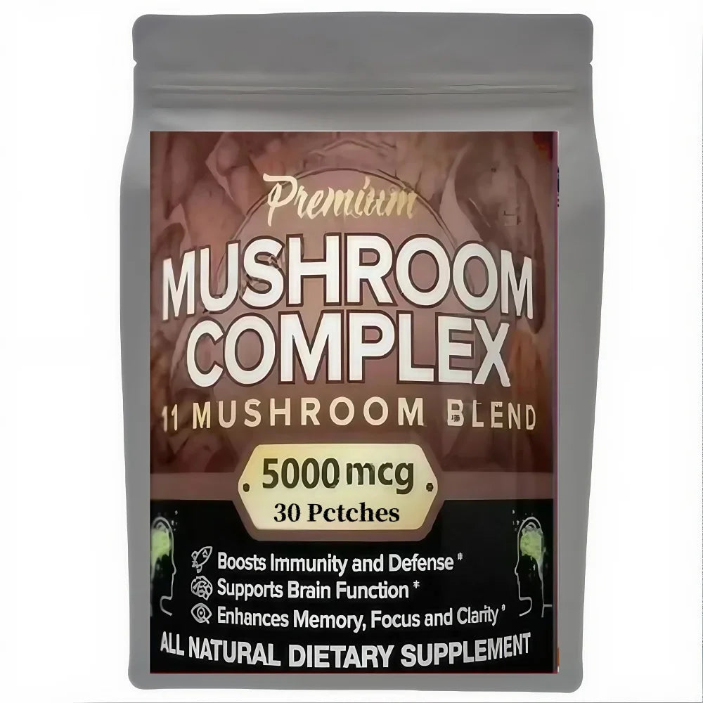 Hot sale 7-Blend Lions Mane Mushroom Transdermal Patches – with Cordyceps, Chaga, Reishi – Made in USA