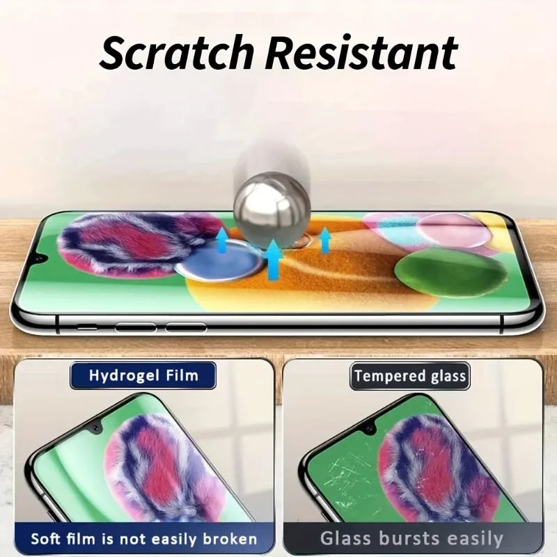 3Pcs Hydrogel Film for Samsung A56 A55 A54 A36 A35 A34 A26 A25 A24 A16 A15 Screen Protector for Samsung A53 A33 A23 A13 A52 A32 AE Tidesmit