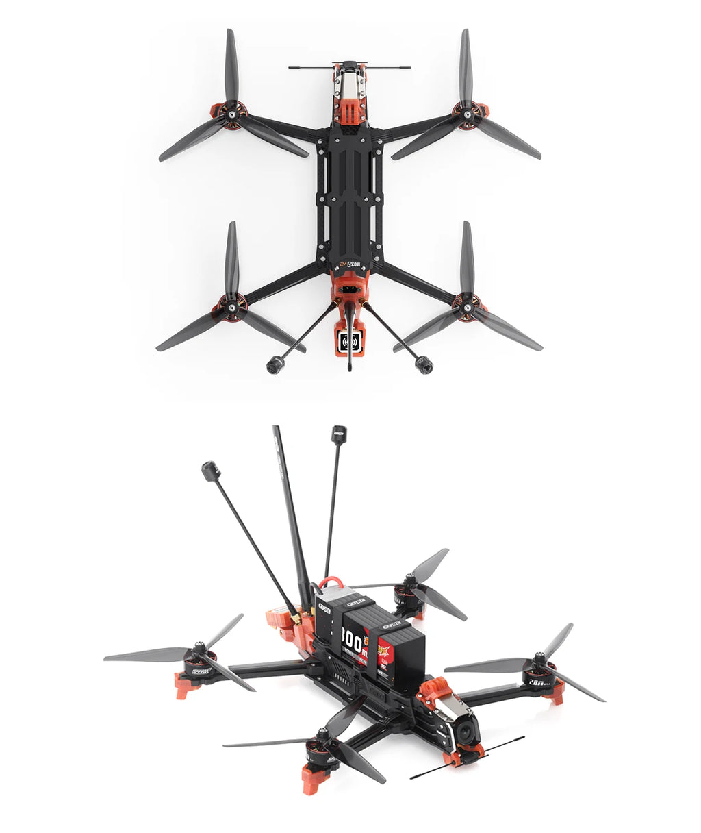 GEPRC MOZ7 V2 7-Inch Long Range FPV Drone - Reliable GPS Cinematic Kit Tidesmit