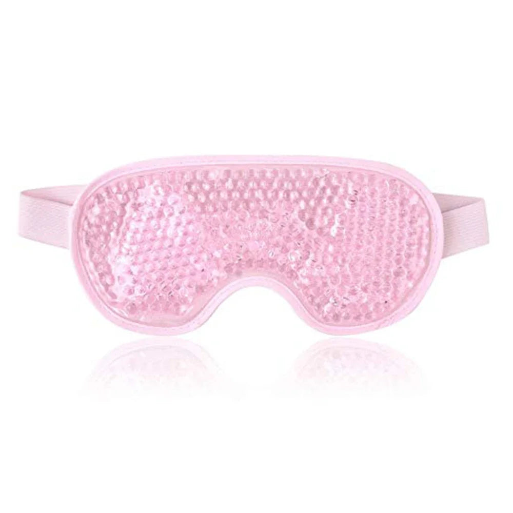 Gel Eye Mask Reusable Beads for Hot & Cold Therapy Soothing Relaxing Beauty Gel Eye Mask Sleeping Ice Goggles Sleeping Mask