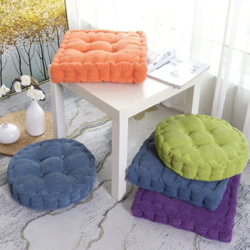 Meditation Floor Square Pillow For Seating On Floor Solid Tufted Thick Pad Cushion For Yoga Balcony Chair Seat Cushions Pouf 방석
