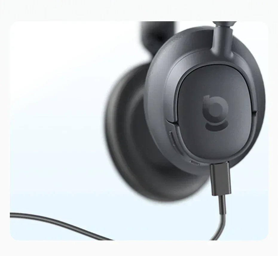 Wireless Over-Ear Headphones - 80 Hour Battery - Tidesmit Grey Tidesmit