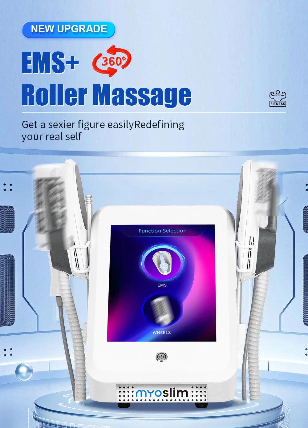 Body Shaping EMS RF Massager for Fat Reduction and Muscle Recovery Body Shaping Massage Equipment Tidesmit