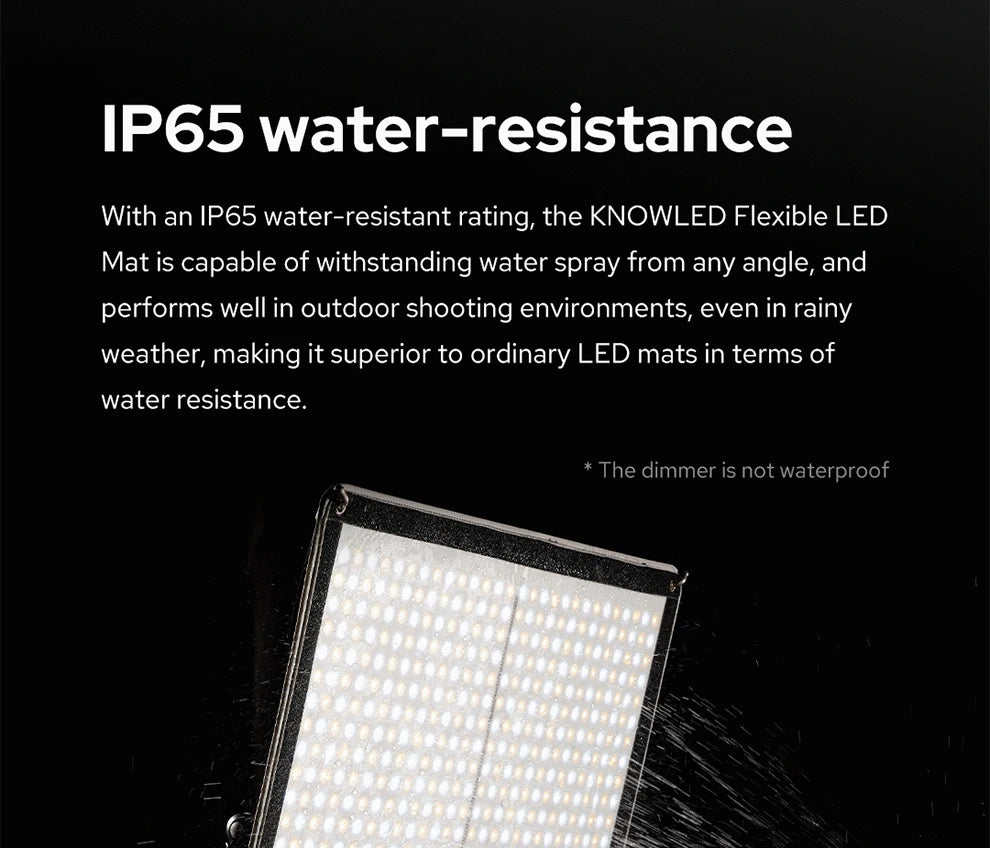 Flexible LED Mat Light Bi-Color 2700K-8500K - Professional Studio Lighting Tidesmit