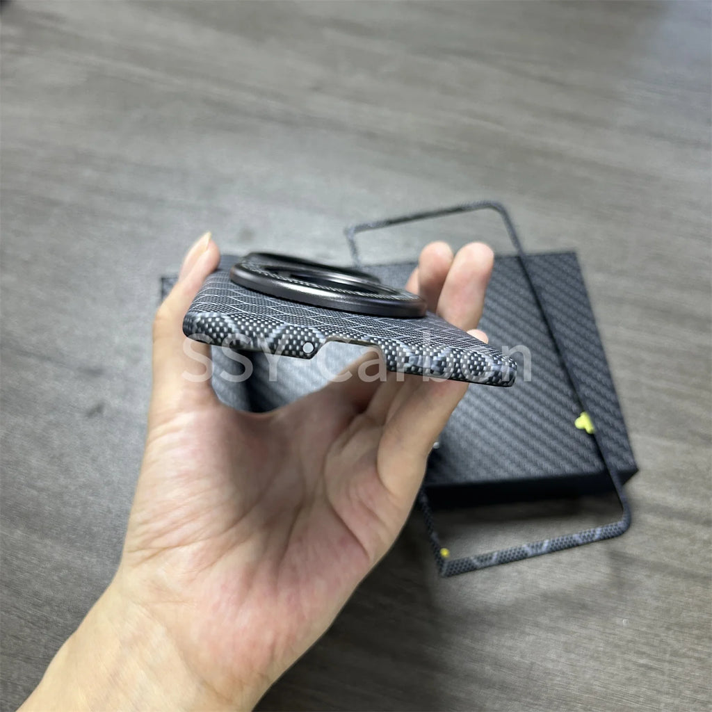 Honor Magic V3 Carbon Fiber Case | Slim Shock-Absorbing Magnetic Cover Tidesmit