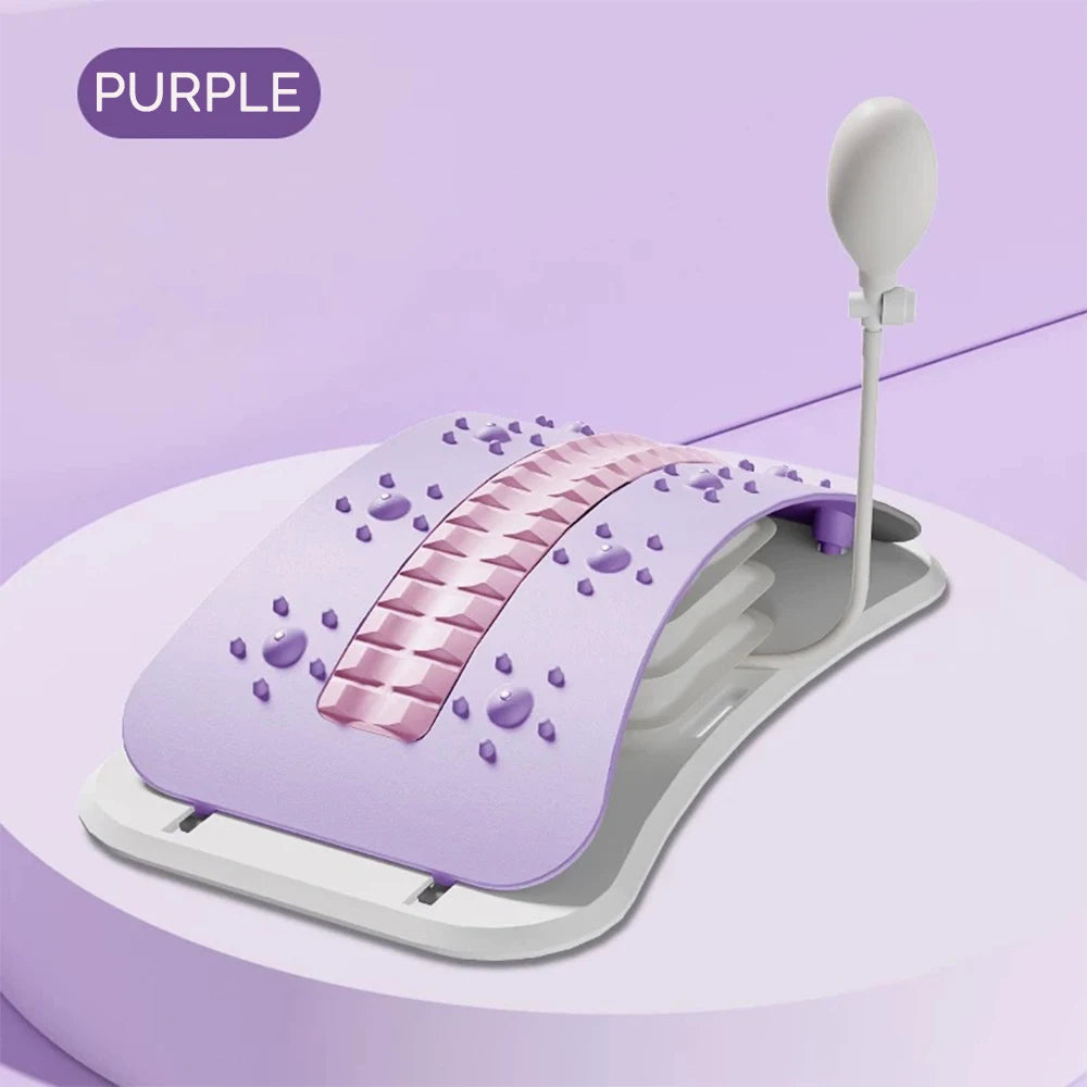 Back Massager With Airbag Lumbar Support Stretcher | Portable Electric Tool Back Massage Instrument Tidesmit