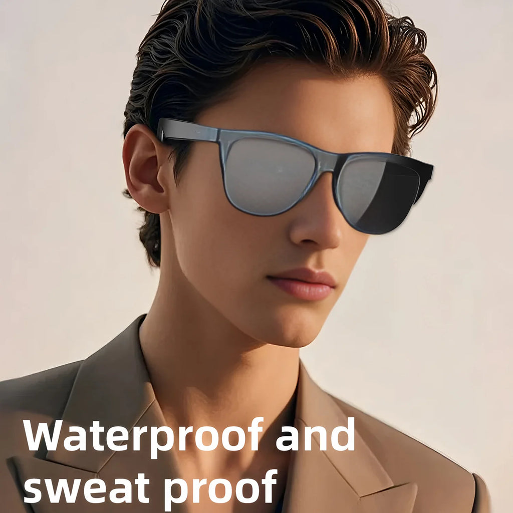 Bluetooth Smart Glasses - Immersive Spatial Audio Hands-Free Black Tidesmit