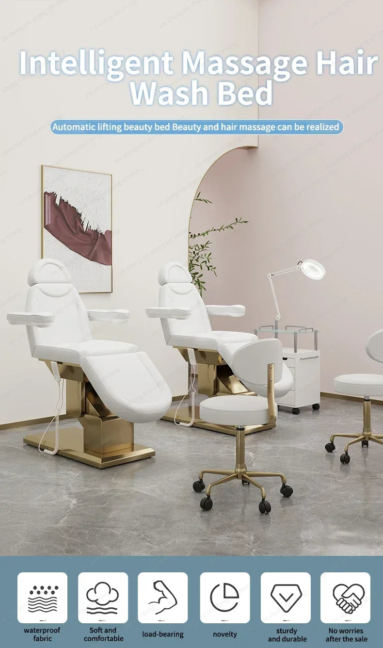 Electric Massage Bed - Adjustable Facial Spa Table for Professional Clinics Massage Chairs Tidesmit