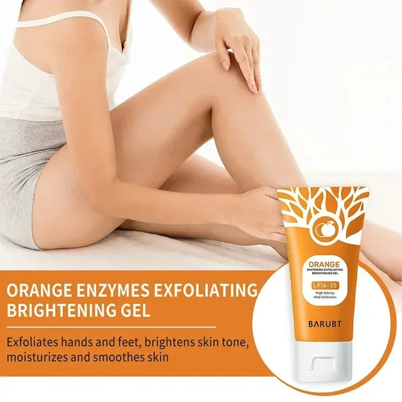Orange Exfoliating Gel for Face & Body - Natural 50g Scrub Scrubs Treatments Tidesmit